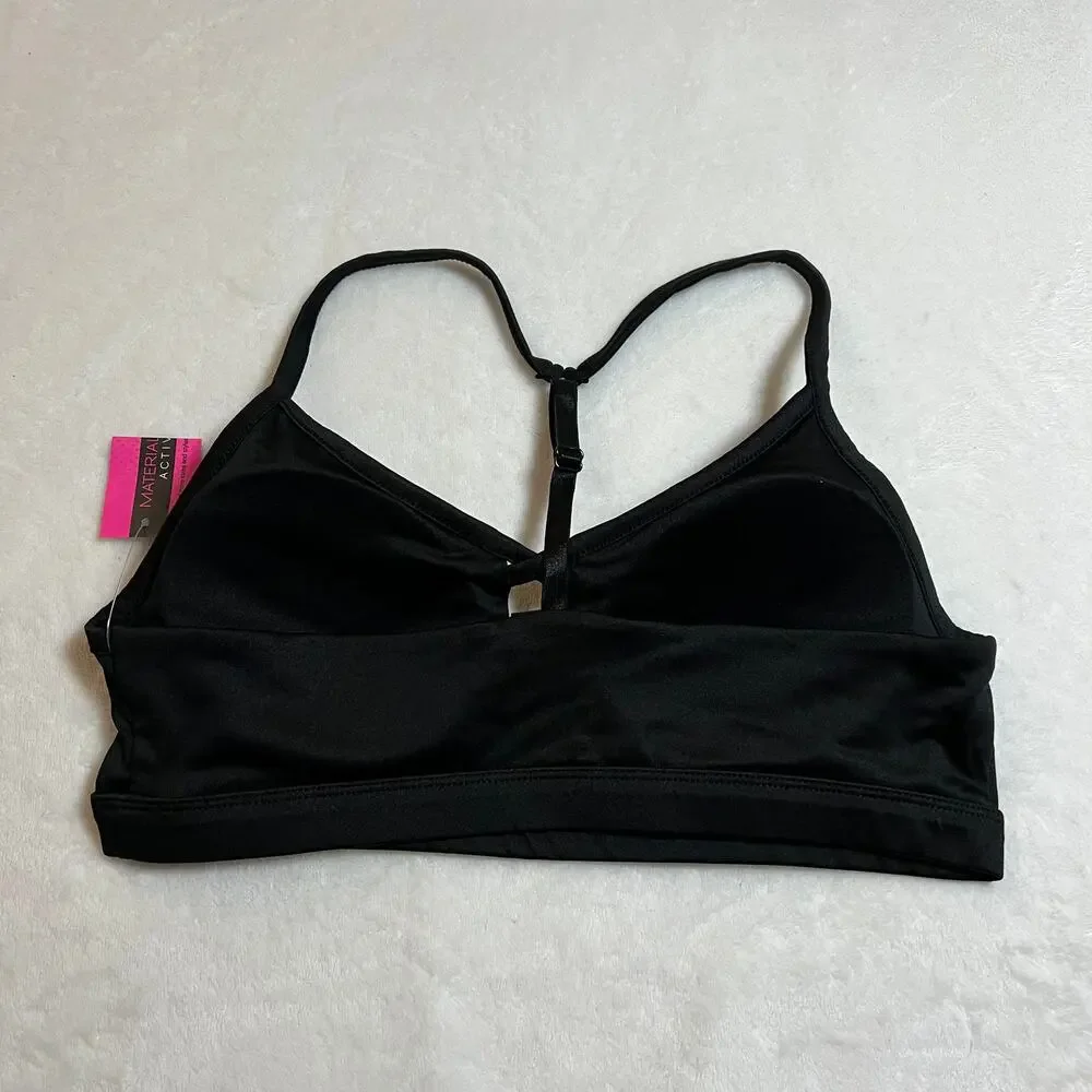 BUNDLE (4) Material Girl Active Sports Bra Size X-Large NEW Workout Gym Active